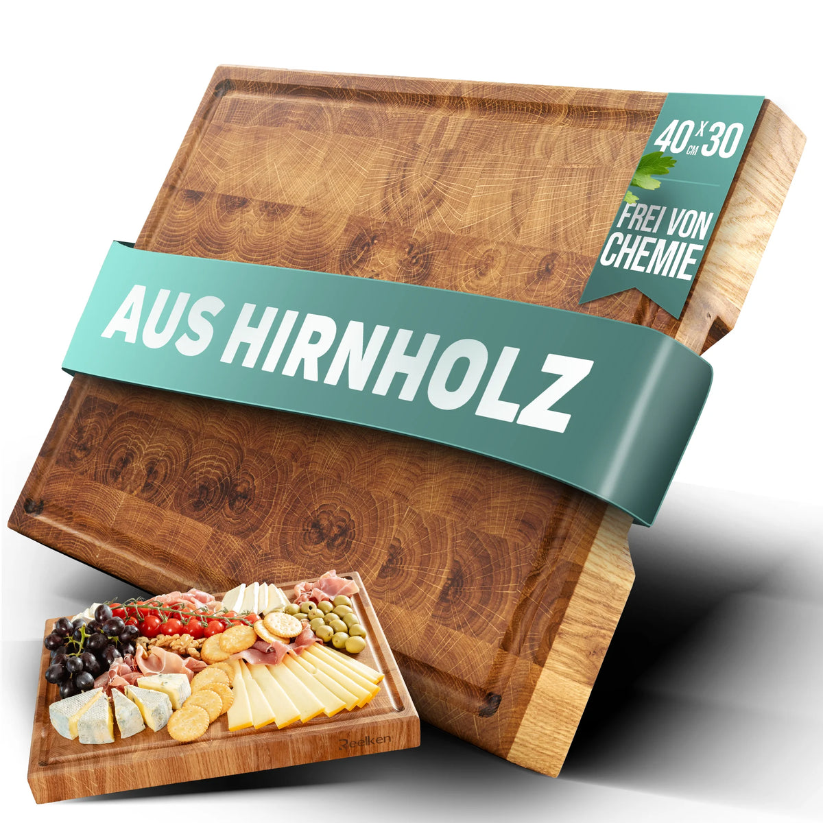 Der profesionelle Scheidebrett 30x40x4 cm – aus Eiche