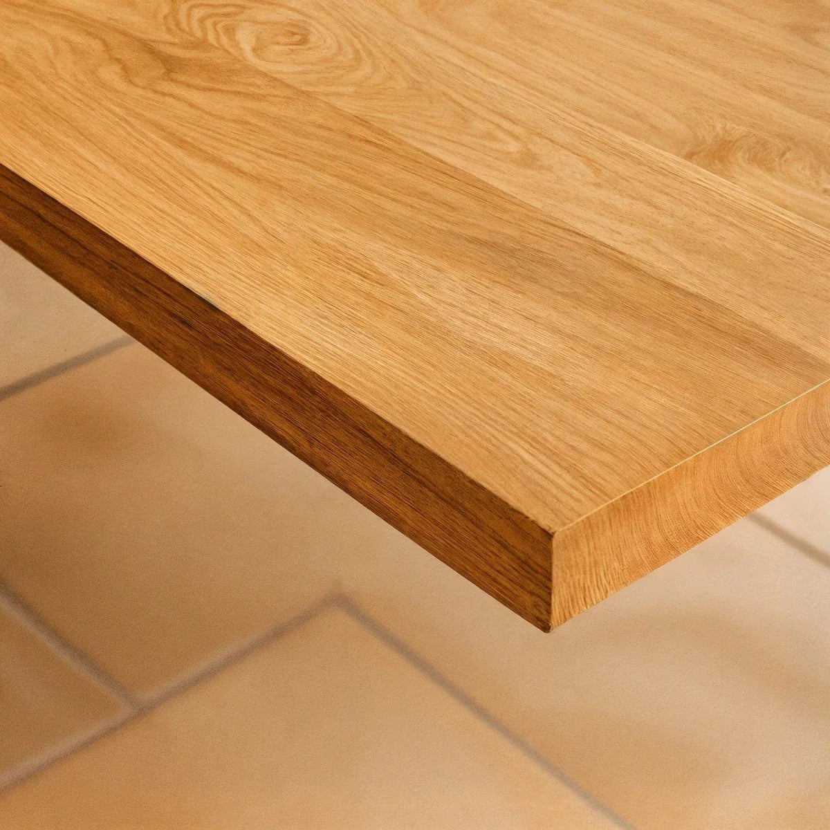 Blat de masa din stejar model clasic - 10 persoane -240x100x4cm - Reelken