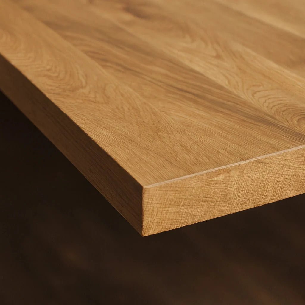 Blat de masa din stejar model clasic - 12 persoane -260x100x4cm - Reelken