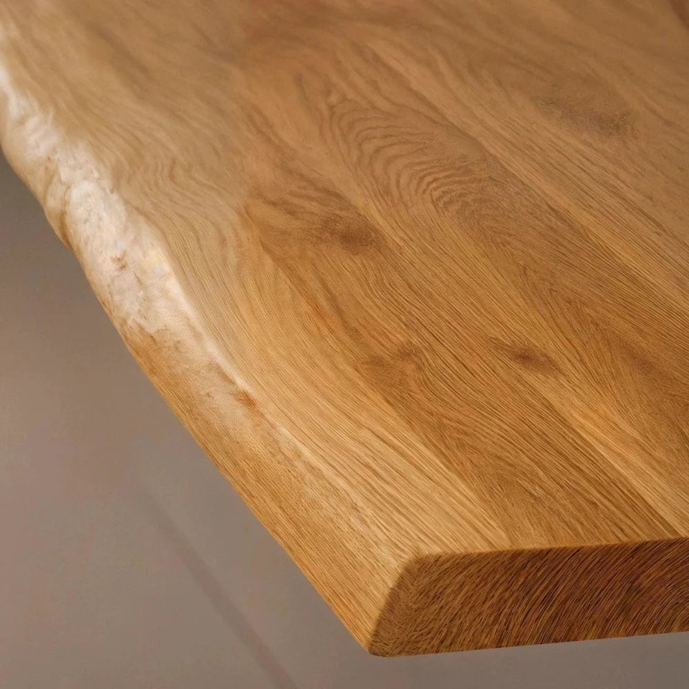 Blat de masa din stejar model rustic 10 persoane -240x100x4cm - Reelken
