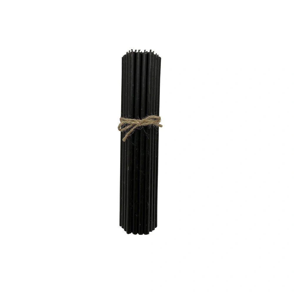 Lumanari decorative din ceara naturala culoare negru Nr. 100 – set 50 bucati - Reelken