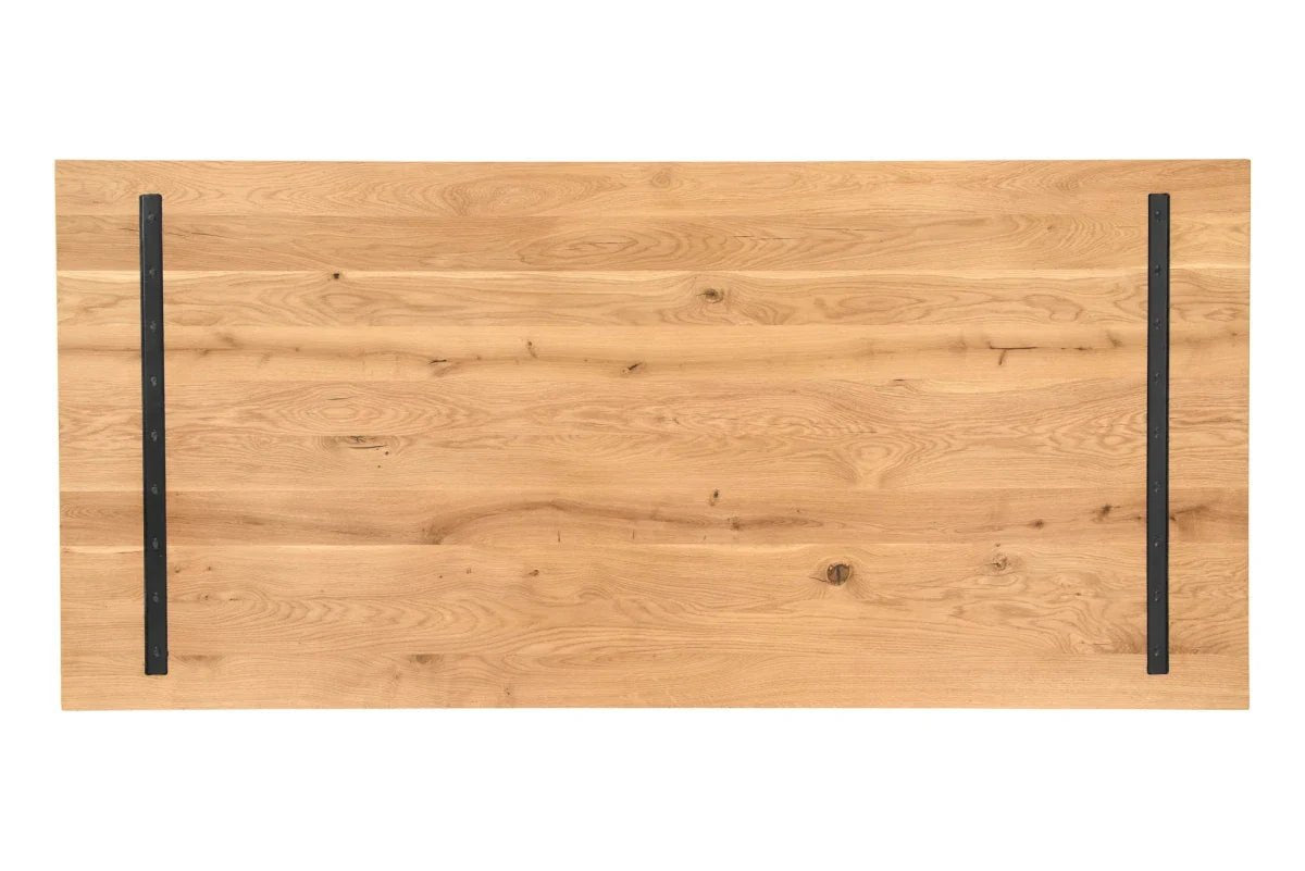 Masa din stejar cu rasina – model rustic pentru 10 persoane – 240x100x4 cm - Reelken