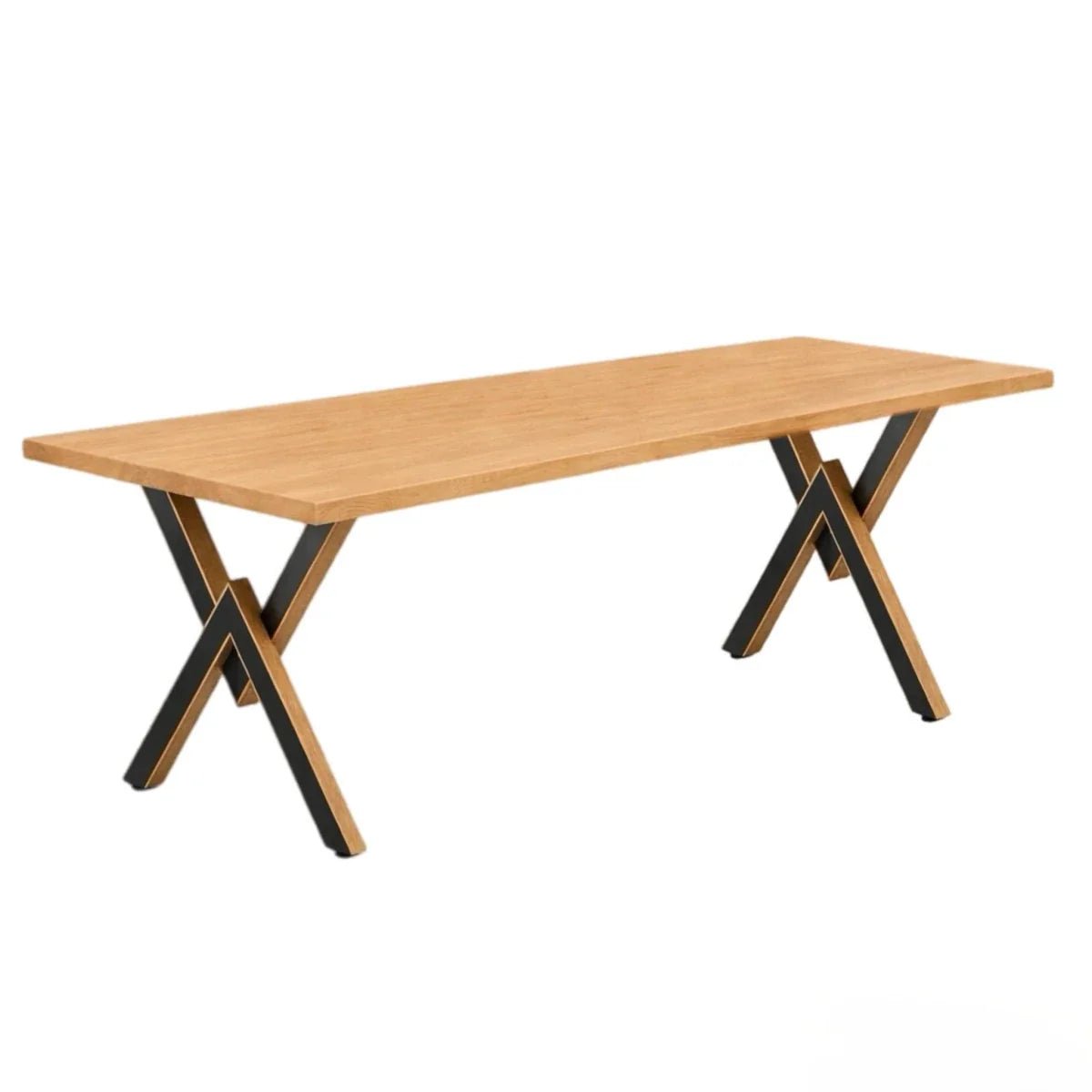 Masa din stejar model clasic - 10 persoane -220x100x4cm - Reelken