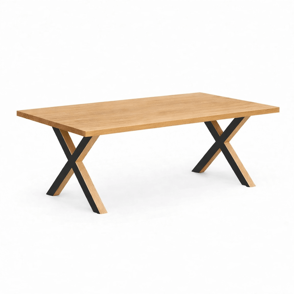 Masa din stejar model clasic - 10 persoane -240x100x4cm - Reelken