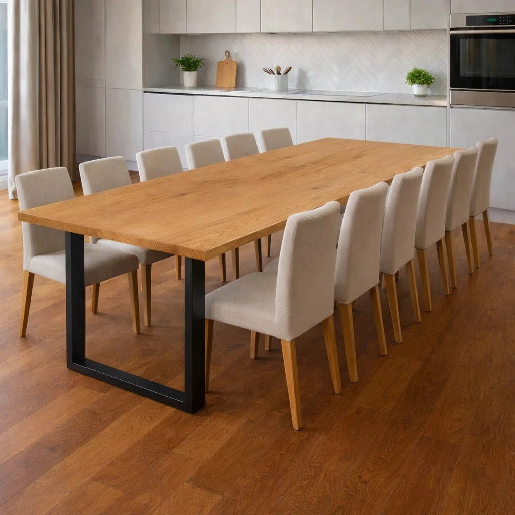 Masa din stejar model clasic - 14 persoane -300x100x4cm - Reelken
