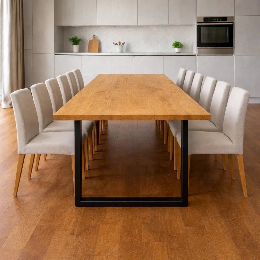 Masa din stejar model clasic - 14 persoane -300x100x4cm - Reelken