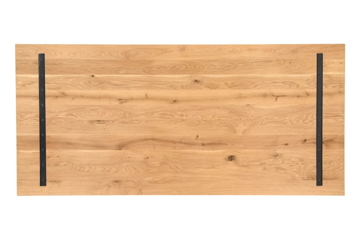 Masa din stejar model clasic - 6 persoane -160x80x2,6cm - Reelken