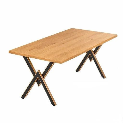 Masa din stejar model clasic - 6 persoane -160x80x4cm - Reelken