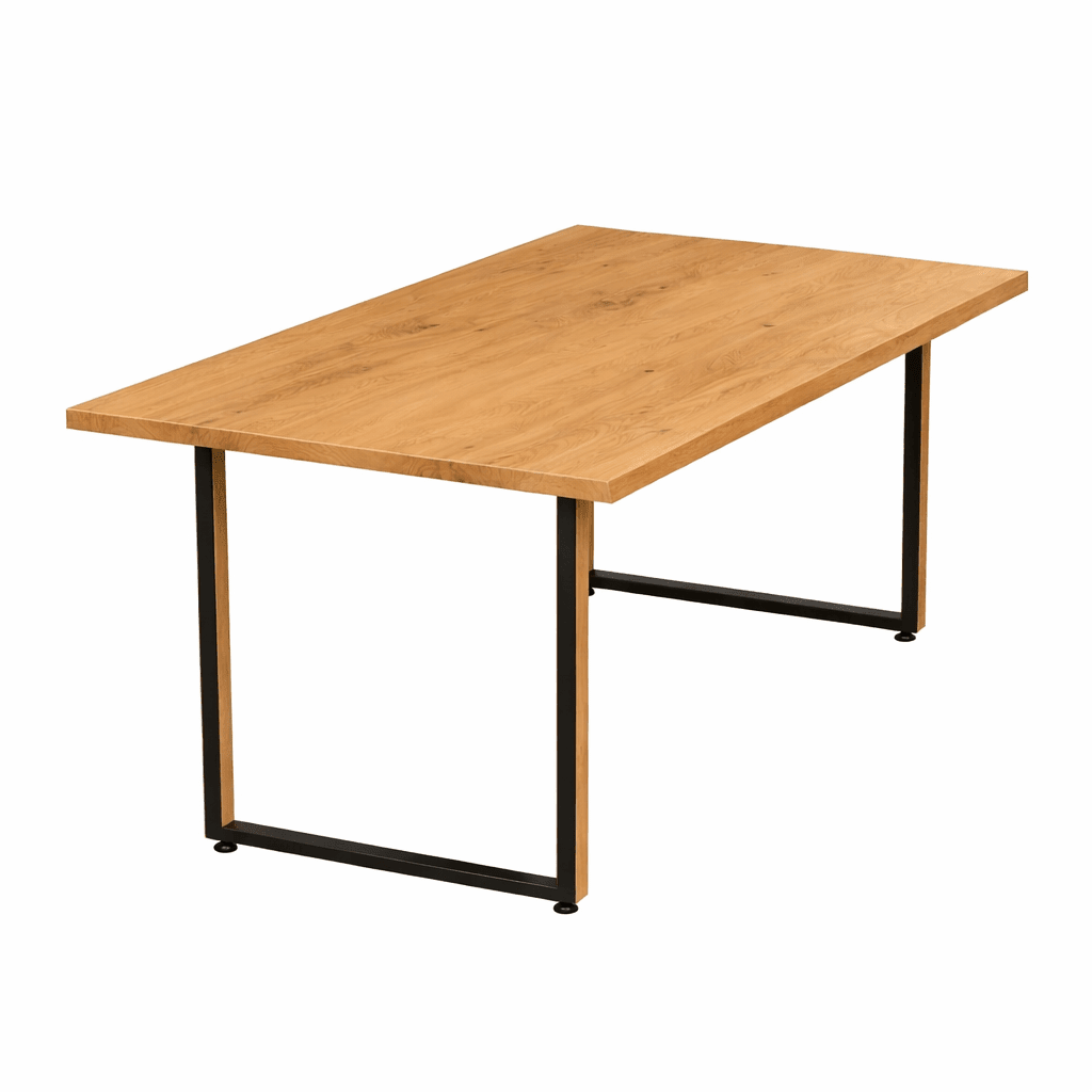 Masa din stejar model clasic - 6 persoane -160x80x4cm - Reelken