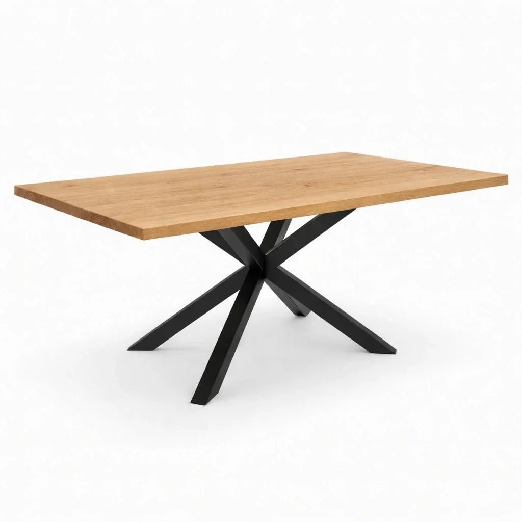 Masa din stejar model clasic - 8 persoane -200x100x4cm - Reelken