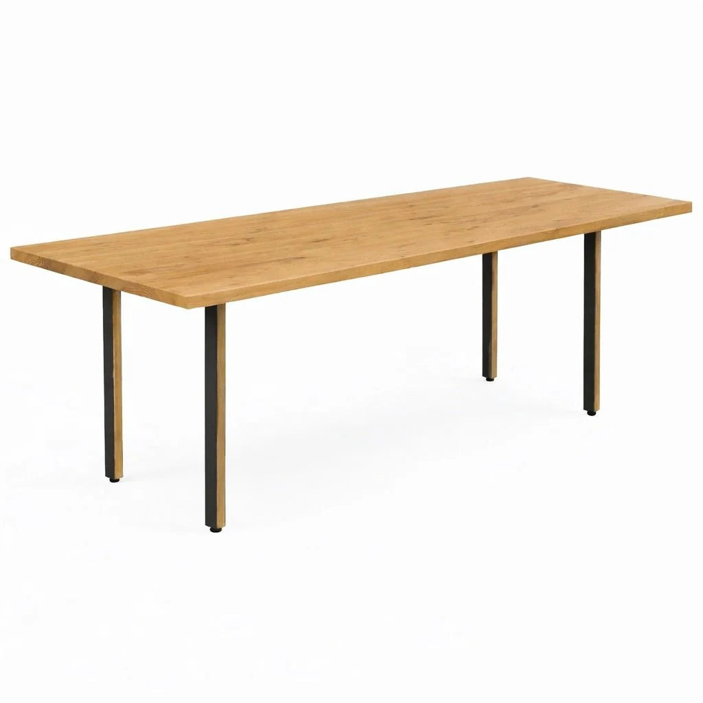 Masa din stejar model clasic - 8 persoane -200x100x4cm - Reelken