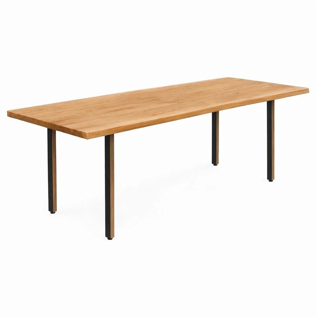 Masa din stejar model rustic - 10 persoane -220x100x4cm - Reelken