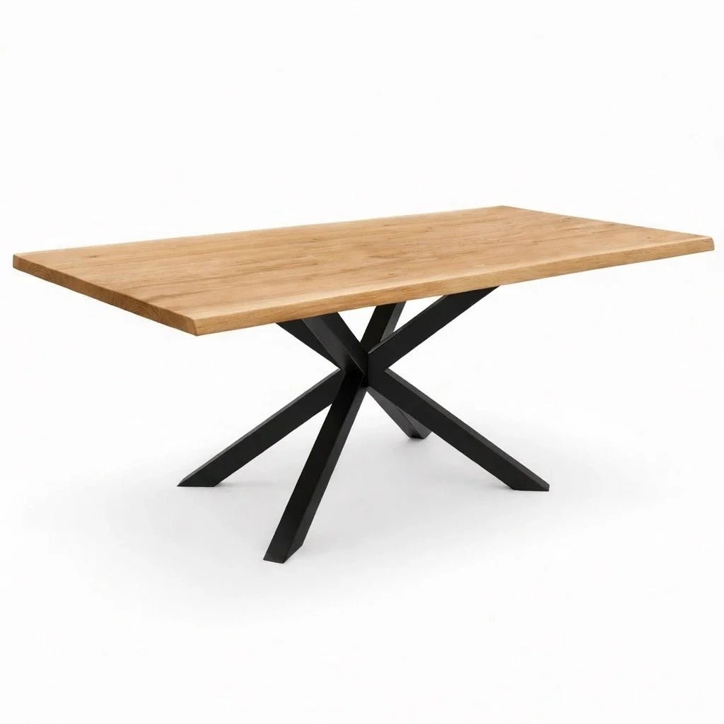 Masa din stejar model rustic - 10 persoane -240x100x4cm - Reelken