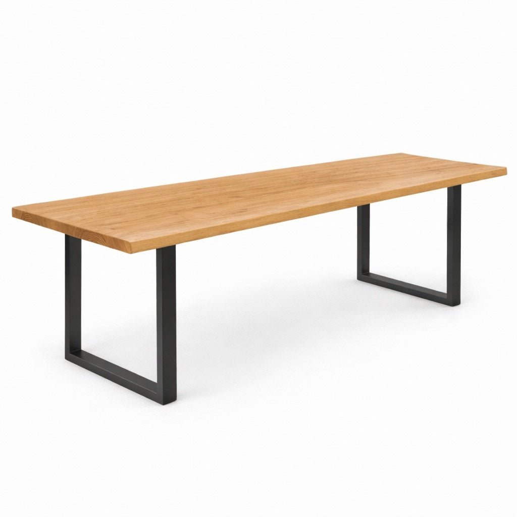 Masa din stejar model rustic - 12 persoane -260x100x4cm - Reelken