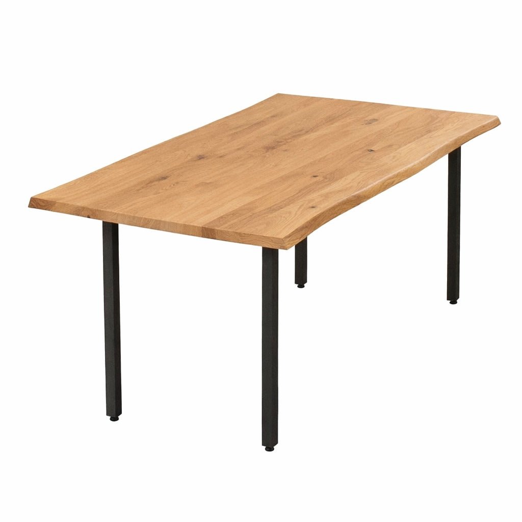 Masa din stejar model rustic - 6 persoane -180x85x4 - Reelken