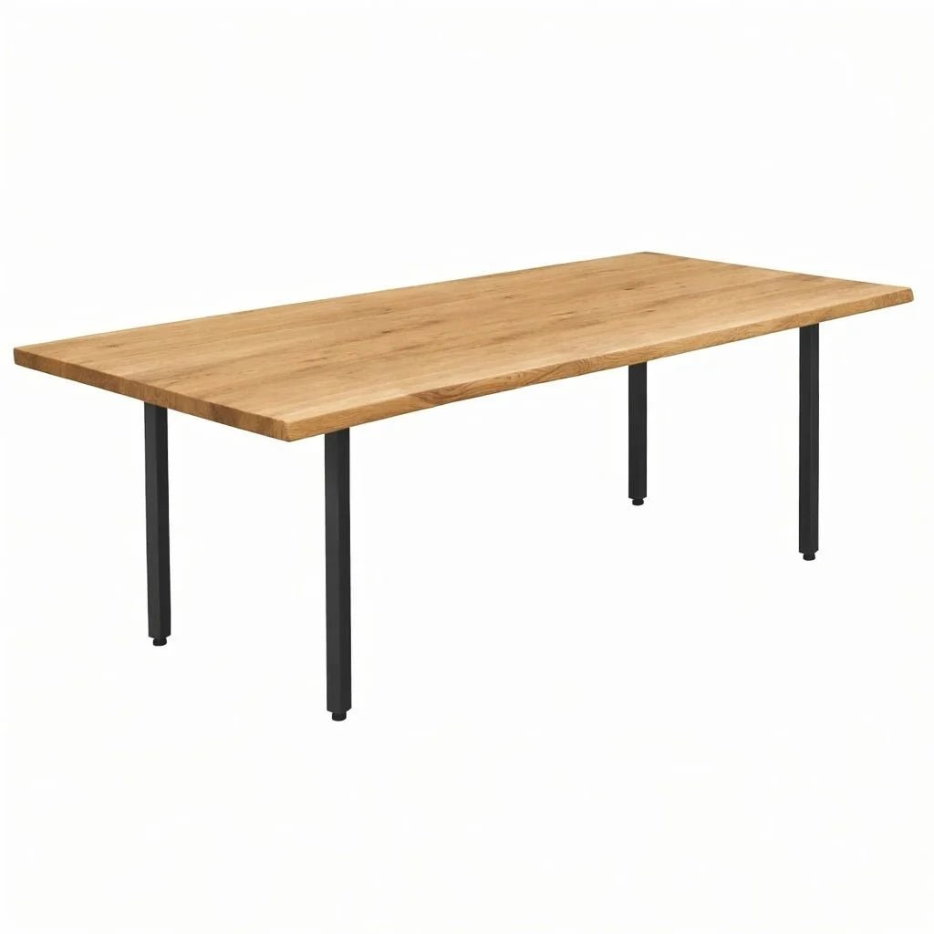 Masa din stejar model rustic - 8 persoane -200x100x4cm - Reelken