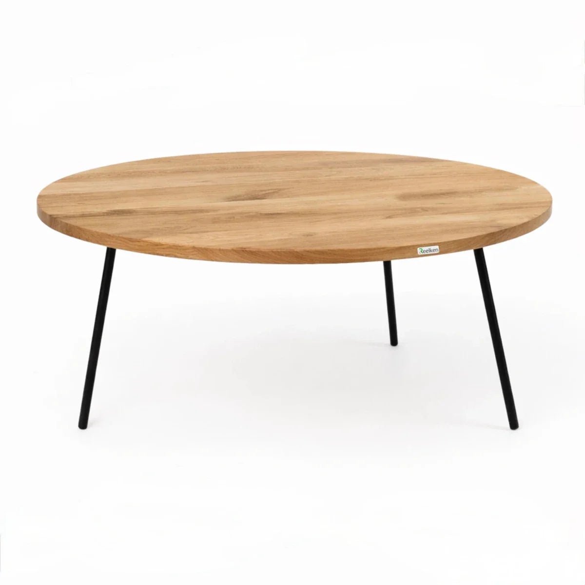 Masuta rotunda de cafea din stejar masiv diametru 90 cm – eleganta, spatioasa, gata de montaj - Reelken