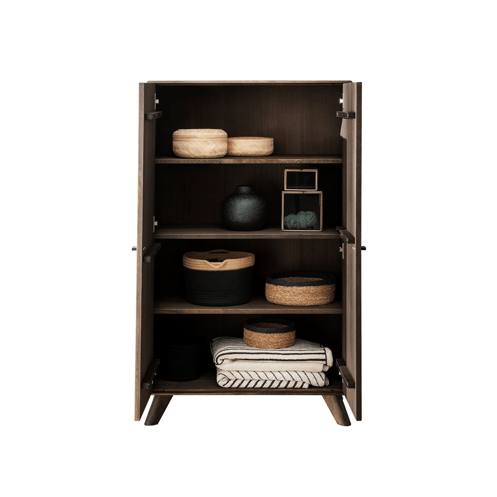 Riff-Sideboard aus Massivholz