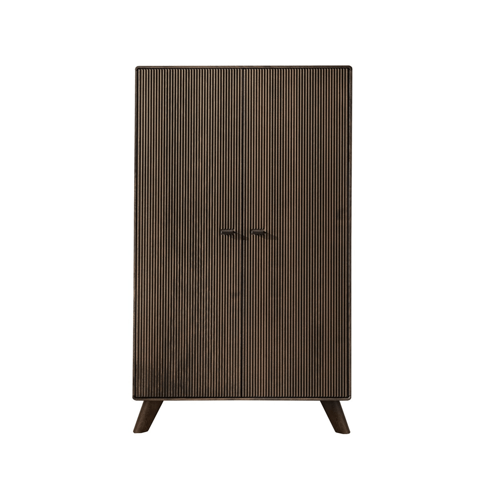 Riff-Sideboard aus Massivholz
