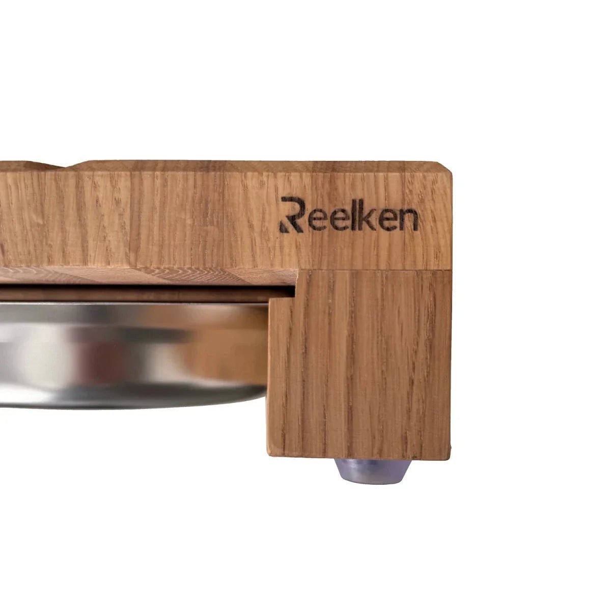 Tocator din lemn de stejar cu tava gastro din inox - Reelken