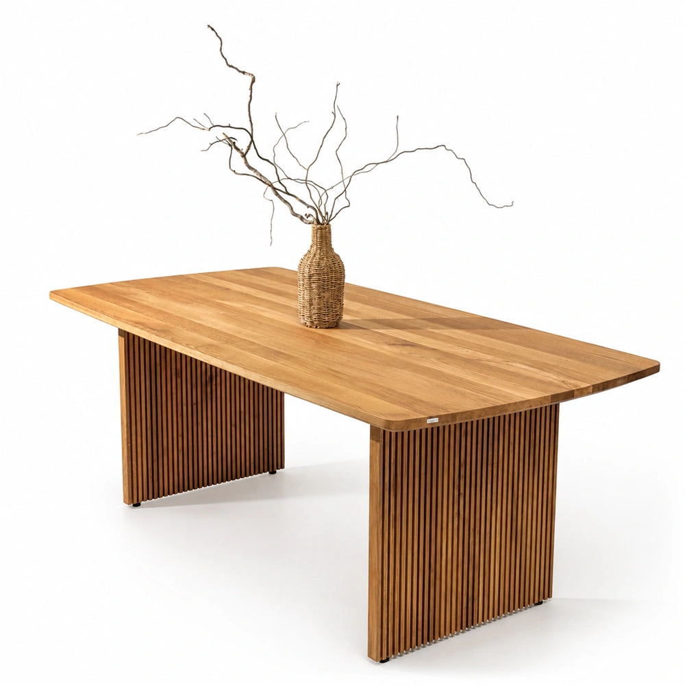 Odense Tisch aus massivem Eichenholz – 200x100x4 cm