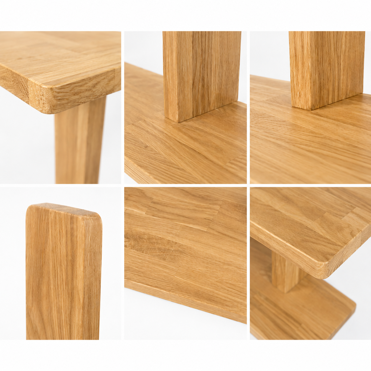 Matrix Regal aus massivem Eichenholz – 80x70x2 cm