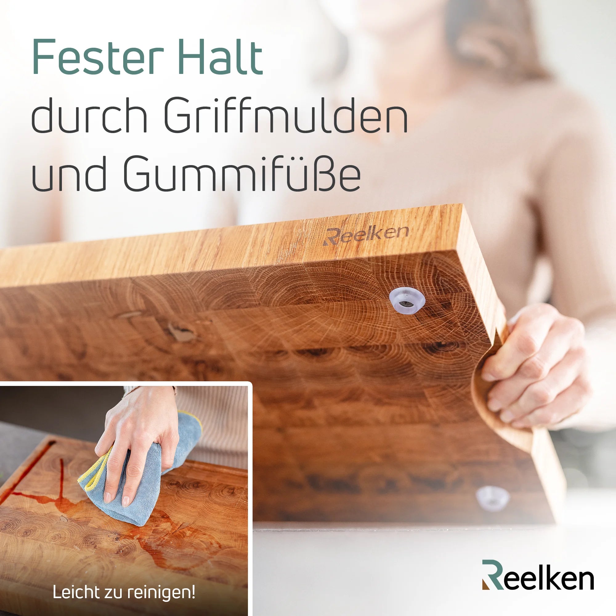 Der profesionelle Scheidebrett 30x40x4 cm – aus Eiche