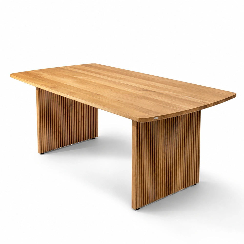 Odense Tisch aus massivem Eichenholz – 200x100x4 cm