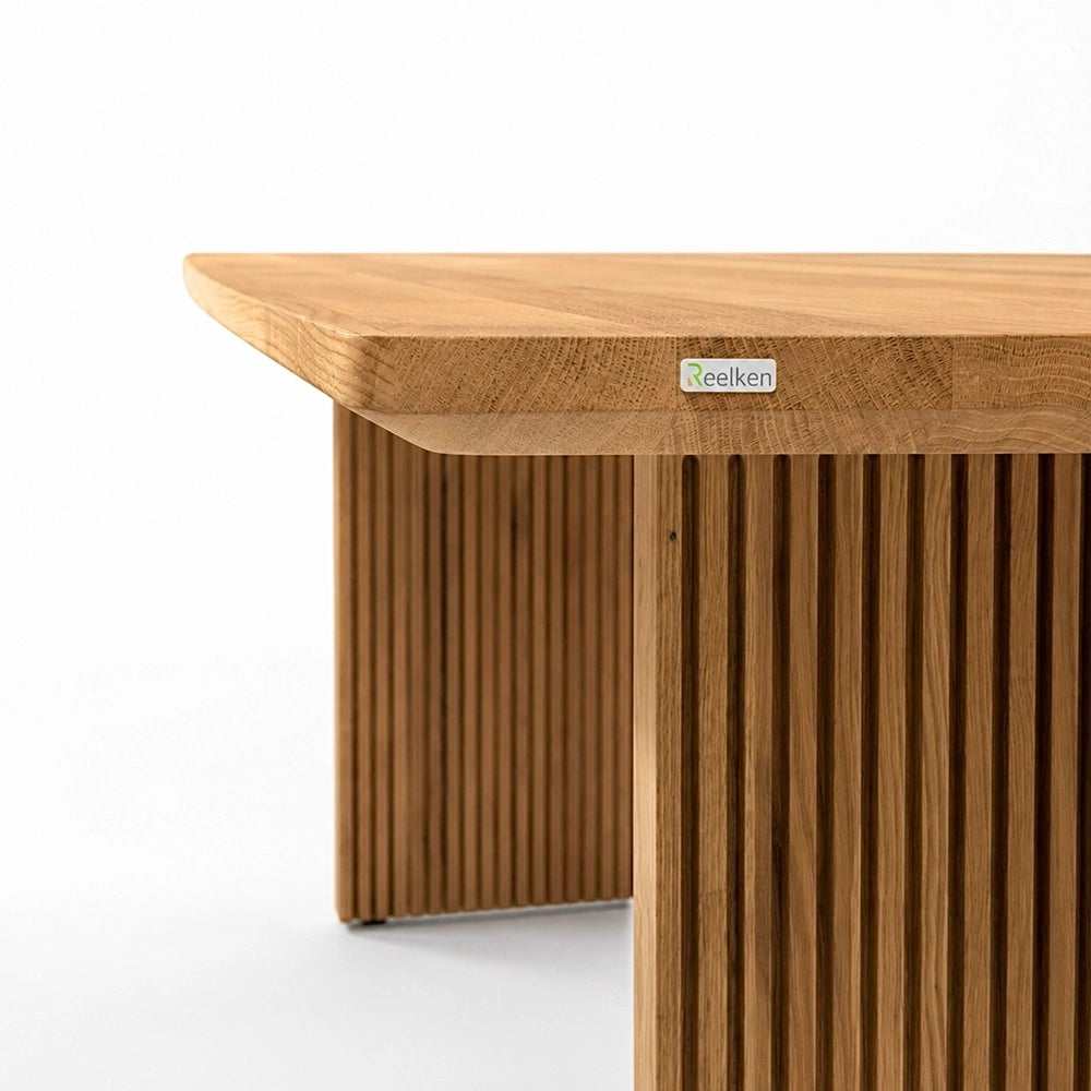 Odense Tisch aus massivem Eichenholz – 200x100x4 cm