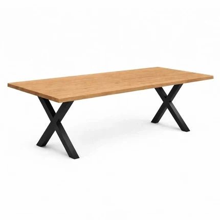 Eichenholztisch im klassischen Stil – für 12 Personen - 260x100x2,6cm