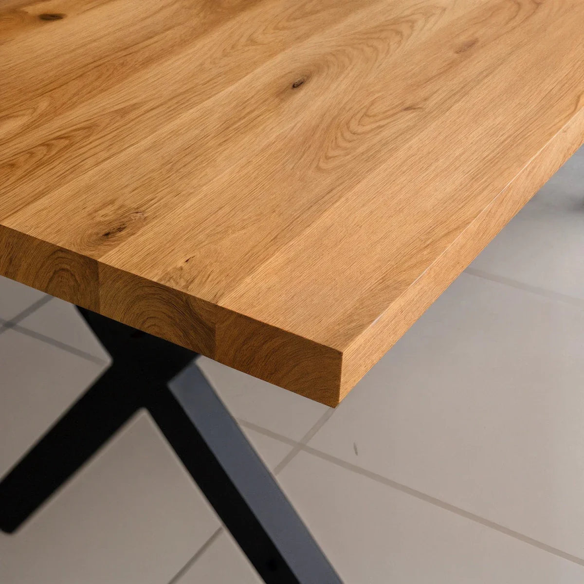 Blat de masa din stejar model clasic -180x85x4cm - Reelken