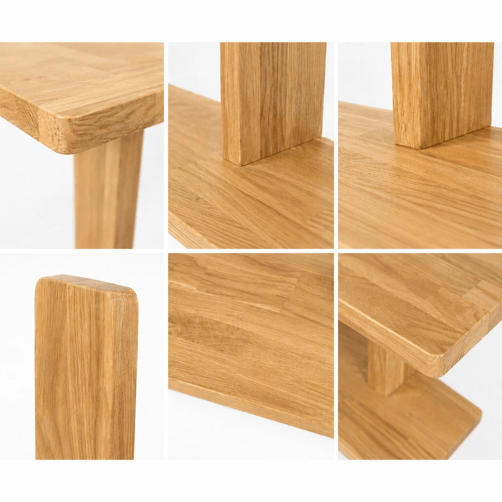 Matrix Regal aus massivem Eichenholz – 80x106x2 cm