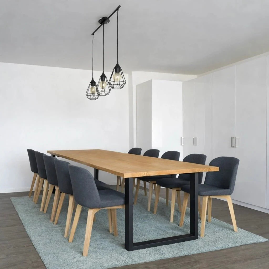 Masa din stejar model clasic - 10 persoane -240x100x4cm - Reelken